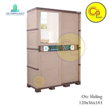 Lemari Pakaian Plastk 3 PINTU Sliding OLYMPLAST OTC 4 Olymplast Slide Classic