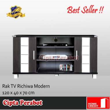 Rak Meja TV Cabinet Bopet Minimalis Black