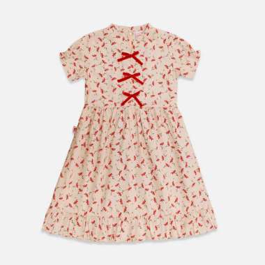 Mini dress/ Dress pendek Anak Peach/ Rodeo Junior Girl Lunar 8 tahun