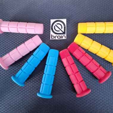 Grip Handgrip Brain Sepeda BMX Fixie Commuter Biru