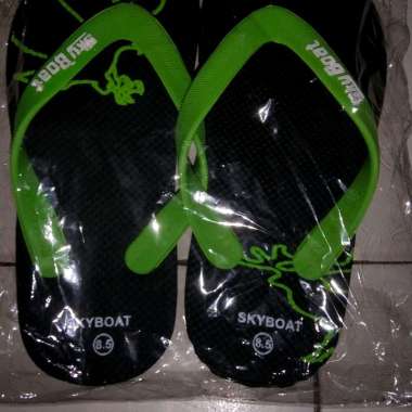 Sandal jepit sky boat anak 8.5 hijau