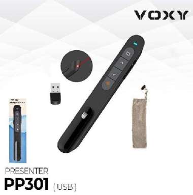 Laser Pointer Pen Pointer Presentasi USB Wireless Presenter 2.4GHz 50m P301 LASER