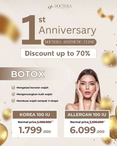 Doctera Aesthetic Clinic Botox Korea 100 IU