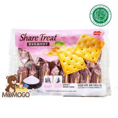 BAIRONG SHARE TREAT COIX SEED CHEESE BISCUITS 300GR