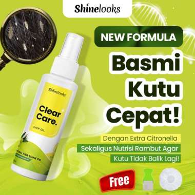 Shinelooks Minyak Pembersih Kutu rambut dan telur kutu anak anak dan dewasa ampuh