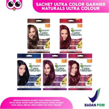 SACHET ULTRA COLOR GARNIER NATURALS ULTRA COLOUR SASET SEMIR RAMBUT HAIR COLOUR 3.1 MIDNIGHT BLUE