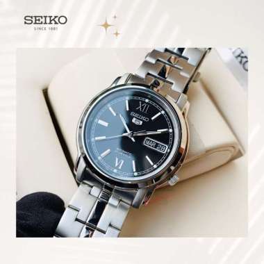 Seiko 5 Sports SNKK81K1 38mm Black Dial Jam Tangan Pria
