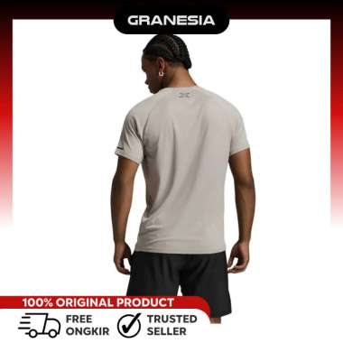 2XU Men's Aero Tee MR6557ACB|Kaos Olaharaga Lari Gym Fitness Pria M