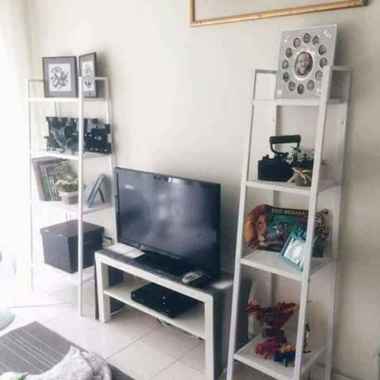 Ikea Lerberg Unit Rak - Putih [Lebar 35 cm/ 4 Susun]