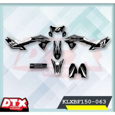 Decal KLX BF decal KLX BF full body Supermoto stiker motor keren stiker variasi motor KAWASAKI KLXBF