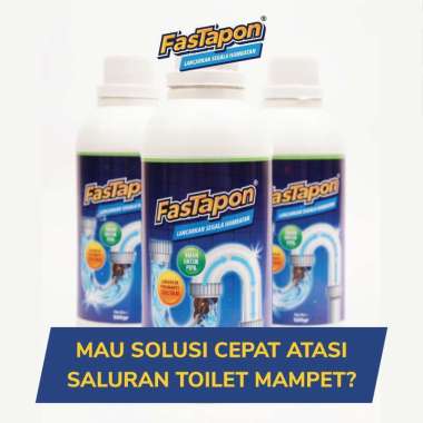 Fastapon Cairan Anti Mampet Mengatasi Mampet Saluran Air Anti Sumbat WC