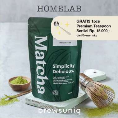 Brewsuniq X Homelab Drink Powder Matcha / Taro / Sakura / Hojicha / Chocolate / Minuman Serbuk Hojic