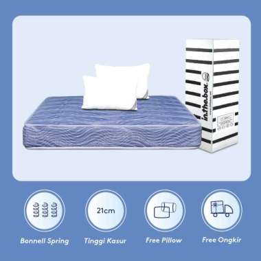 Kasur Spring Bed INTHEBOX Alpha - FREE Bantal 160 x 200 cm