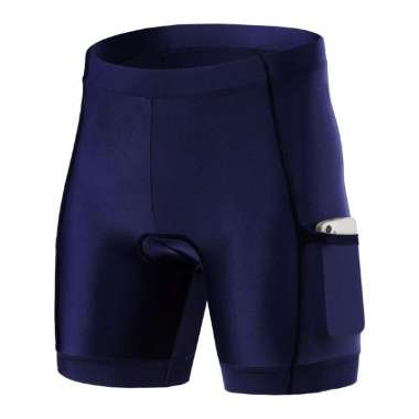 COOLMAX SPORT Side Pocket 19D Gel Padding Bike Pants INDIGO BLUE - Celana Olah Raga Sepeda Dengan Ba