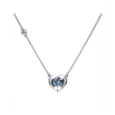 Moya Lyubov Pendant - Kalung perak lapis emas Alexandrite s925 by Her Jewellery