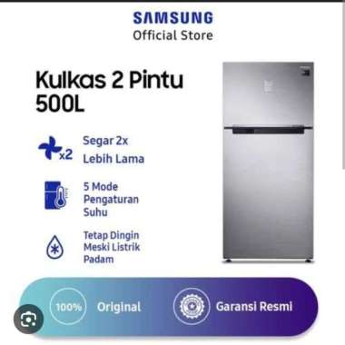 SAMSUNG RT50K6231S8 KULKAS 2 PINTU TWIN COOLING KAPASITAS 500 LITER