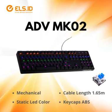Advan MK02 Keyboard Gaming Mechanical RGB Backlight