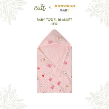 CUIT X KINTAKUN BABY Selimut Bayi Bulu Hoodie – Blanket Anak Lembut & Hangat 70x70 cm Motif Karakter