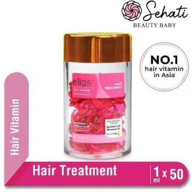 ֍SEHATI֎ ELLIPS Hair Vitamin Jar Isi 50pcs Vitamin Rambut - Hair Vitamin Pro Keratin Complex Hair Tr