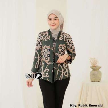 Blouse Batik Atasan Wanita Batik Model Kebaya Lancip Batik Wanita Real XL motif f