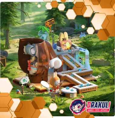 Toys PM Figure The Monsters Labubu Forest Secret Base Series Blocks - Rolling Gems (P10001)