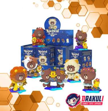 Toys Mighty Jaxx Kwistal LINE Horoscope Series Figure Blind Box