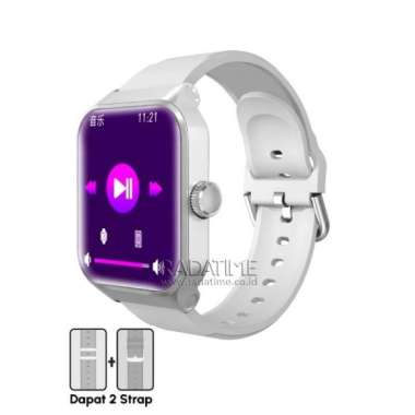 Jam Tangan All Gender Aibro SMARTWATCH Free Strap Original 100% Rubber Sport Silver AIBRO-F6-SILVER