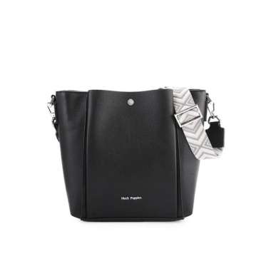 Hush Puppies Frances Ii Satchel (M) Wanita Black
