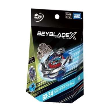 Mainan Beyblade X S1 BX-34 Starter Cobalt Dragoon 2-60C