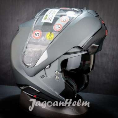 NOLAN HELM N100-5 CLASSIC N-COM #002 | FLAT VULCAN GREY| N1005 MODULAR M