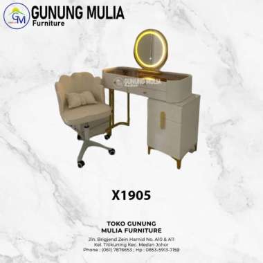 Meja Rias Import Kaca Lampu X1905