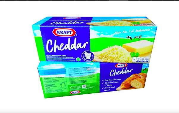 Promo Harga Kraft Cheese Cheddar 2000 gr - Blibli