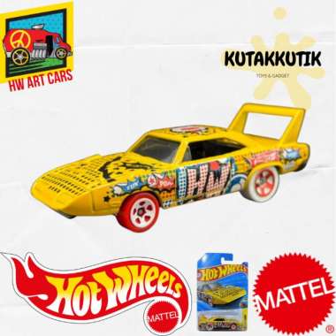 Hotwheels Mobil Sedan Balap 70 Plymouth Superbird Kuning Lot D 2025 HW Art Cars