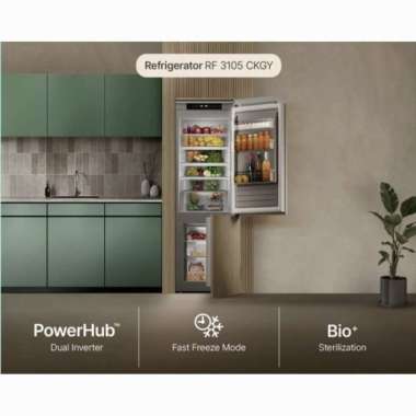 Kulkas Built In Modena RF 3105 CKGY / RF3105CKGY / RF 3105CKGY Built in Refrigerator Kulkas Tanam