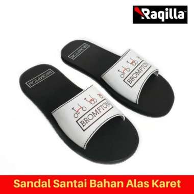 Sandal Brompton Sendal Sepeda Brompton Sandal Santai Selop Pria 39 Putih