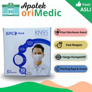 SPC Medical Mask KN95 / Masker Kesehatan / Masker Wajah / Face Mask 10 pcs