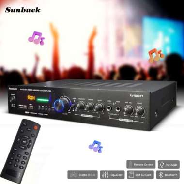 Audio Bluetooth Amplifier Karaoke 5CH 600W