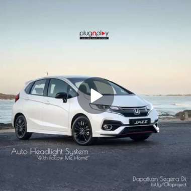 Auto Headlight System With Follow Me Home Jazz GK5 by PlugNPlay