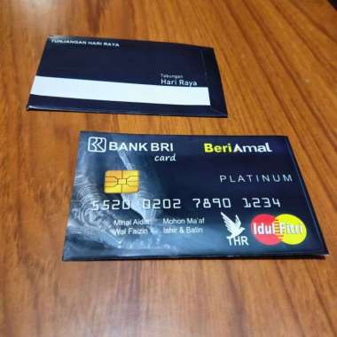 Angpao amplop lebaran idul fitri 2025 motif Kekinian isi 100 Lembar BRI PRIORITAS