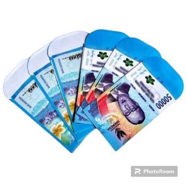 Angpao amplop lebaran idul fitri 2025 motif Kekinian isi 100 Lembar UANG 50 RBU