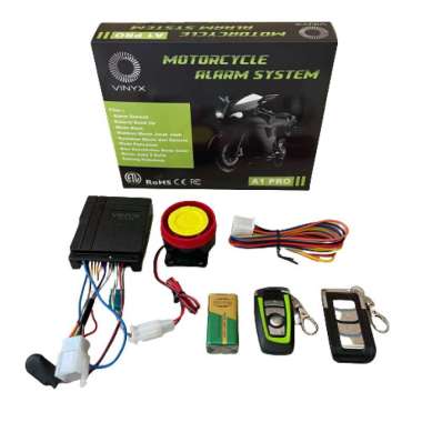 Alarm Motor VINYX A1 Pro Mesin Jeda Remote Stater Jarak Jauh + Baterai - Alarm A1 Pro Alarm A1 Pro