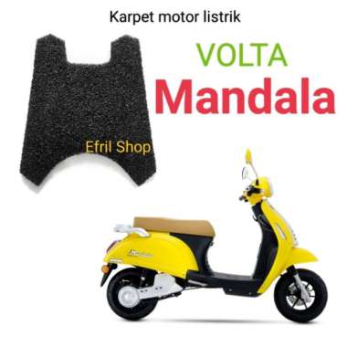 Karpet sepeda motor listrik VOLTA MANDALA Merah