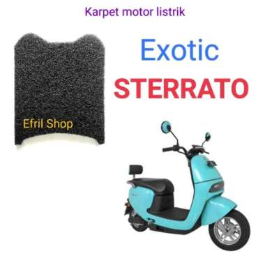 Karpet sepeda motor listrik EXOTIC STERRATO Cokelat