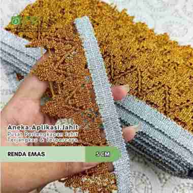 1 GULUNG RENDA EMAS MAHKOTA 1754 (20) FI (Y890) (+/- 19.55 METER)