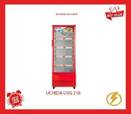 PENDINGIN / SHOWCASE UCHIDA USG 218 (FREE ONGKIR SBY)