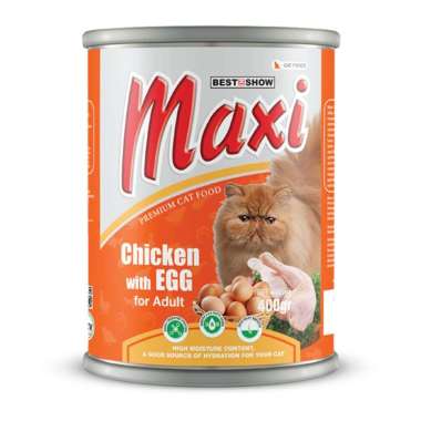 Maxi Cat Adult Chicken Series 400gr - Makanan Basah Kucing Chicken
