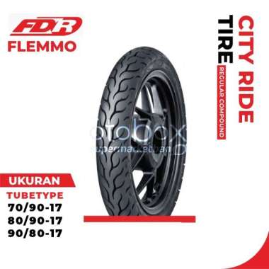 BAN MOTOR FDR FLEMMO UKURAN 70/90 80/90 90/80 RING 17 TUBETYPE 80/90-17