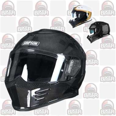 Helm Simpson Venom Ghost Bandit Carbon CARBON L