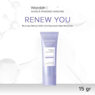 Wardah Renew You Retinol Microcaps Matrixyl 3000 Lift & Rejuvenate Night Moisturizer 15ML