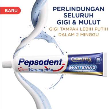Pepsodent Complete 8 Plus Whitening 75gr